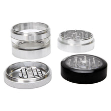 Load image into Gallery viewer, 4-Piece Clear Top & Jar Body with Screen Grinder